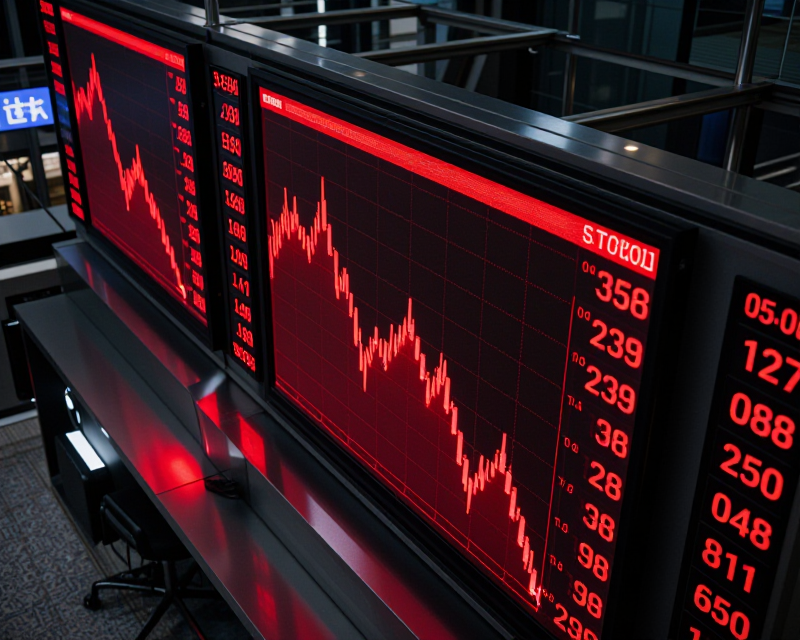 Financial Market Crash Visualization