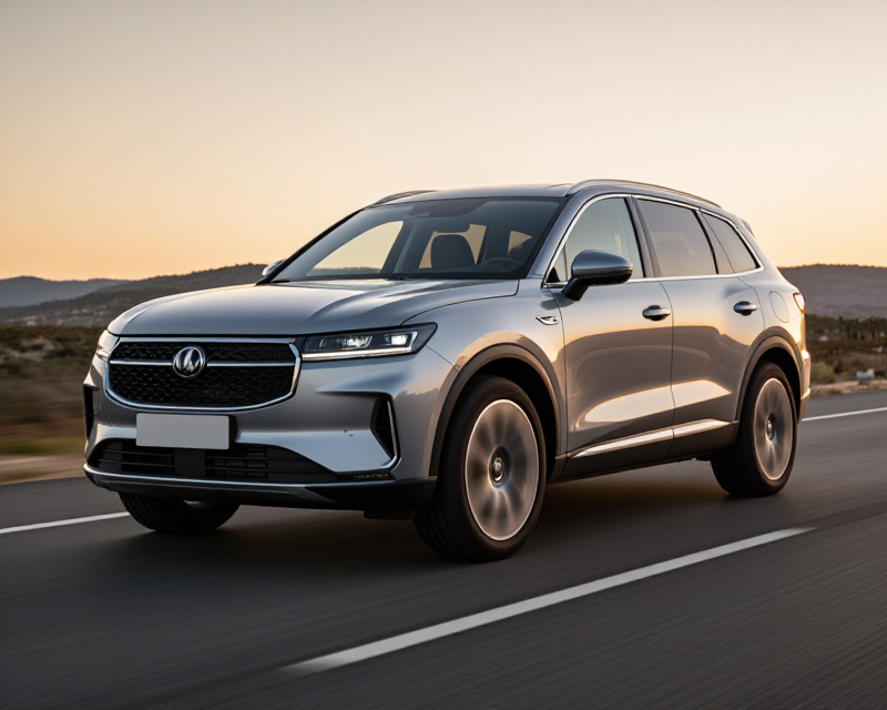 Modern SUV on Scenic Highway