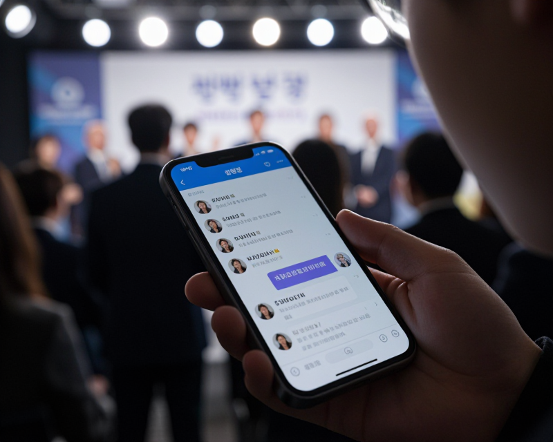 Smartphone in Press Conference