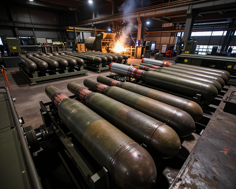 Industrial Munitions Factory Atmosphere