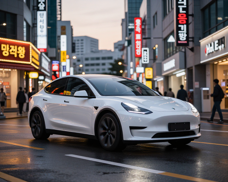 Tesla dominance in South Korean streets