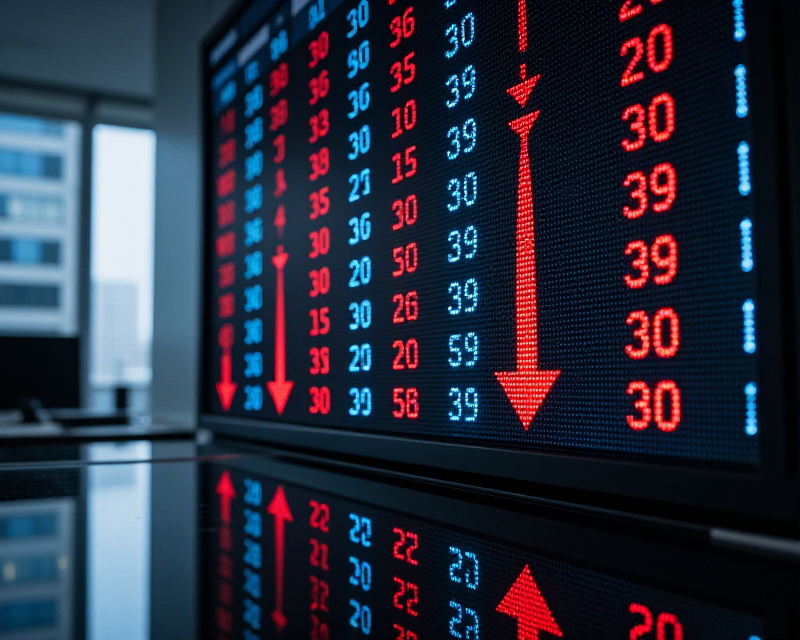 Stock Market Decline Visual