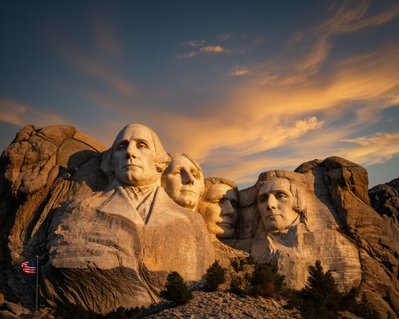 Mount Rushmore Cinematic View