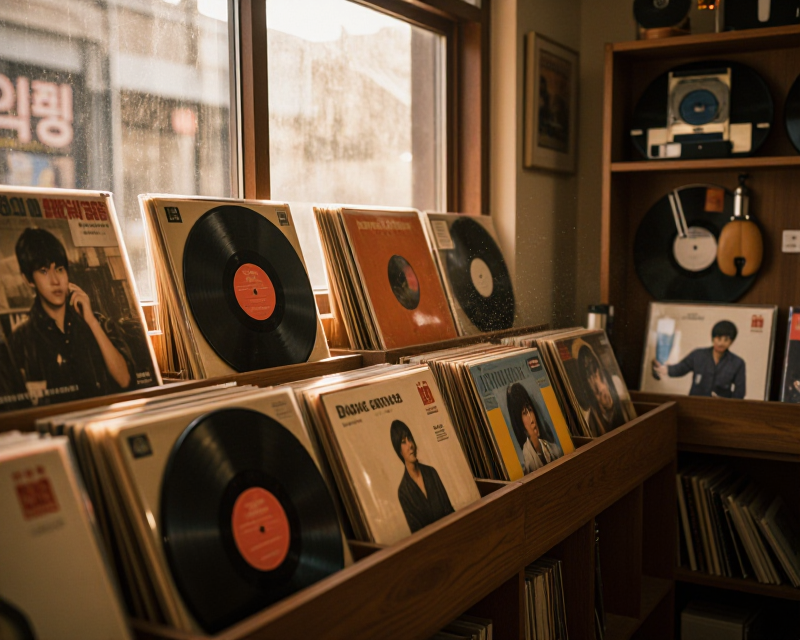Retro Korean Music Shop
