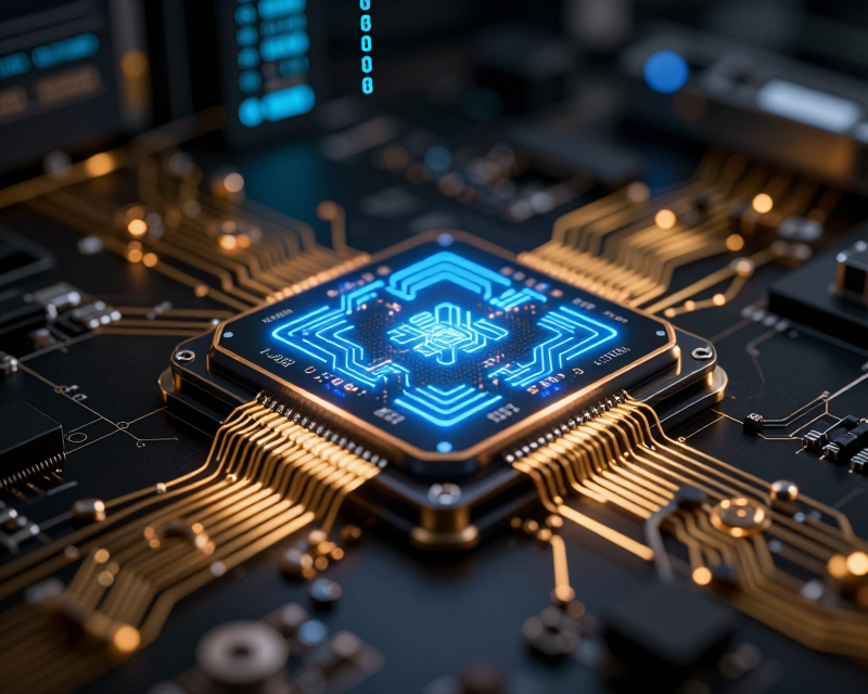 Futuristic AI Semiconductor