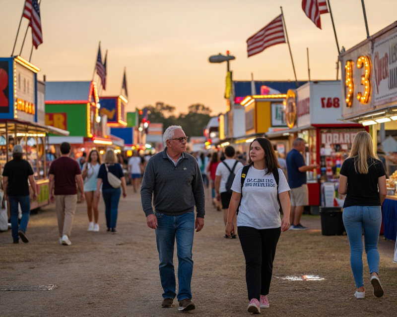 American State Fair Atmosphere