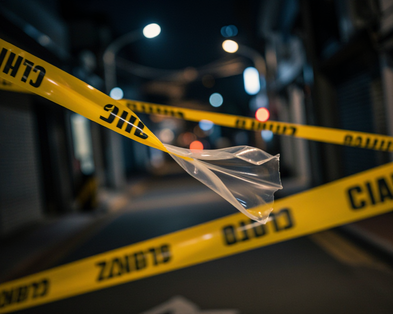 Symbolic Police Investigation Scene