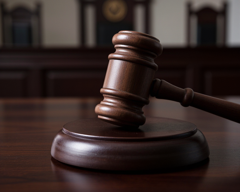 Symbolic Courtroom Gavel