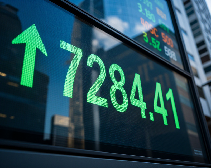 Rising KOSPI Index