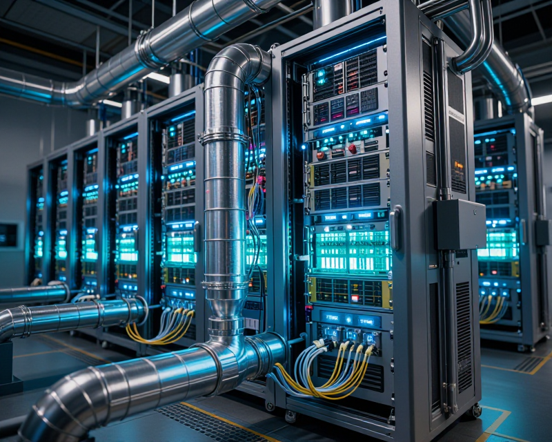 Futuristic AI Data Center