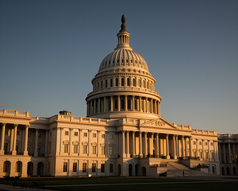 US Capitol Sunset